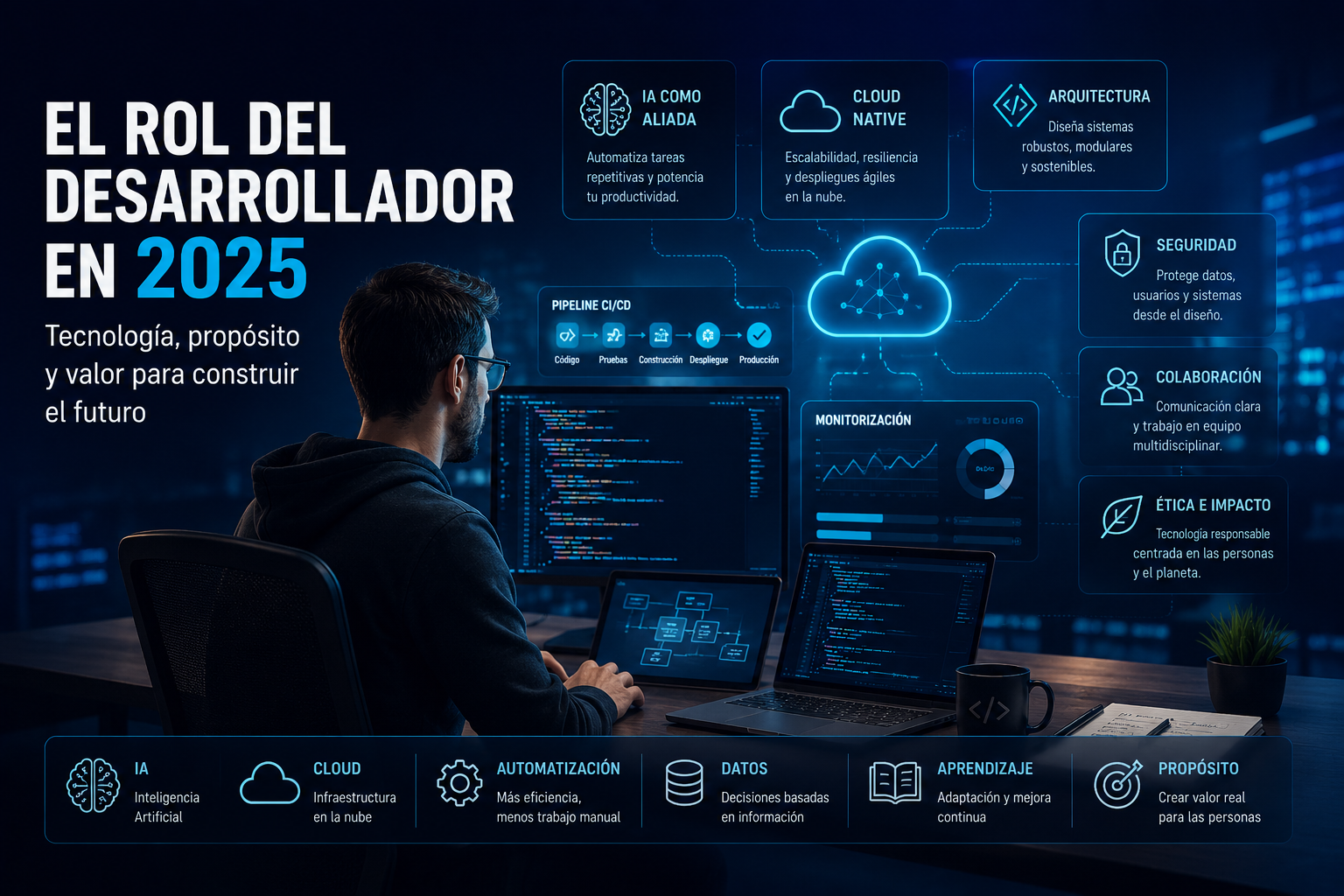 Rol del desarrollador en 2025: Habilidades clave del futuro