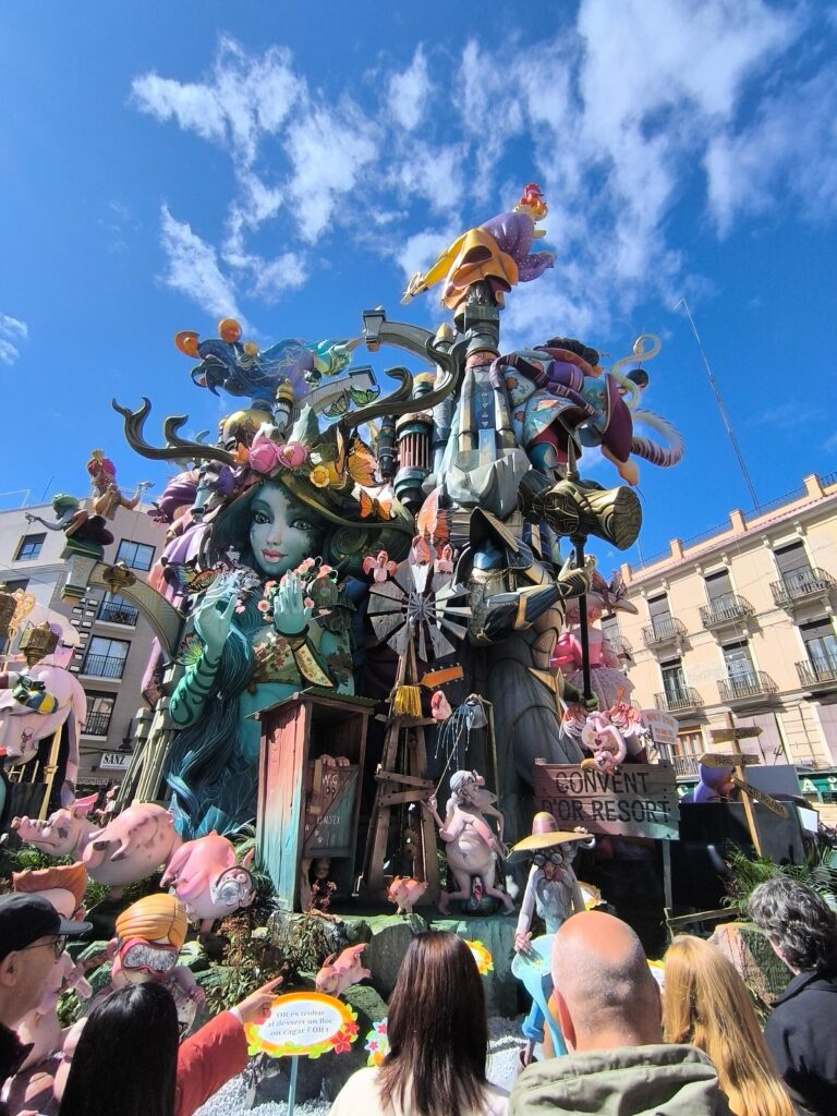 Falla Mayor Falla grande - Convent Jerusalén - Matemàtic Marzal