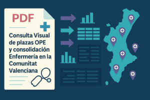 Hackeando las plazas de enfermería en la Comunitat Valenciana: del PDF caótico al mapa interactivo (parte 1)