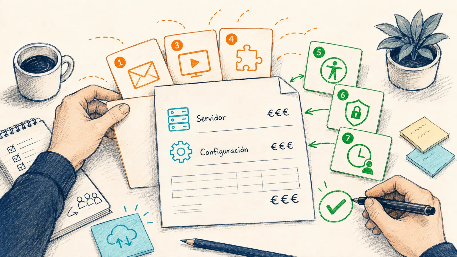 Costes ocultos de Moodle relacionados con correo, vídeo, plugins, migración, accesibilidad y tiempo interno.