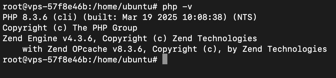 Instalación de Moodle en Ubuntu VPS, comprobación de versión de PHP
