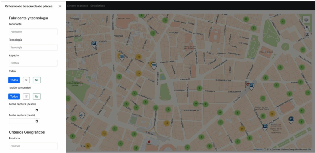 Visualizador de porteros electrónicos implementado en el TFM.