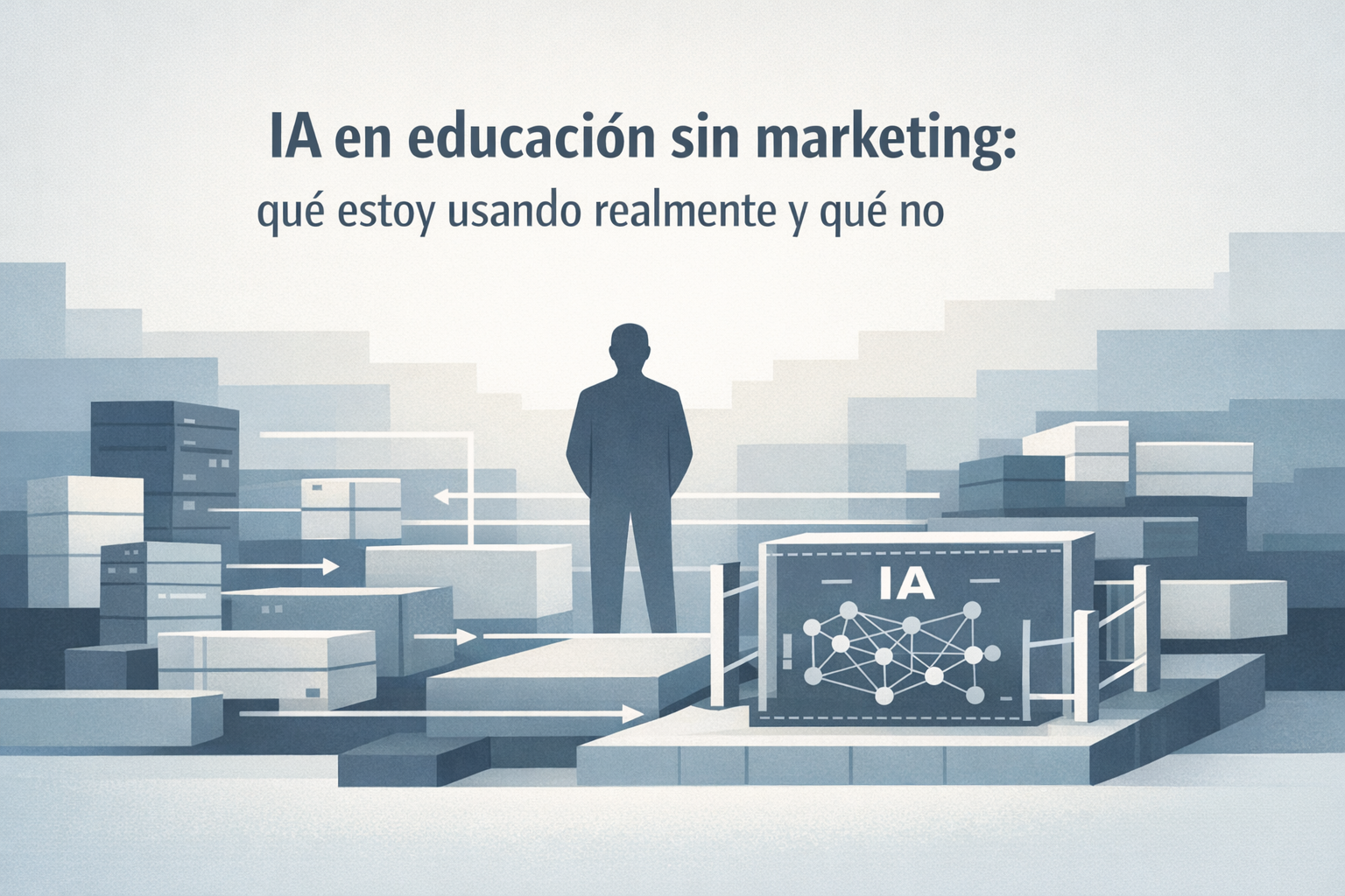 IA en educación sin marketing: qué estoy usando realmente y qué no