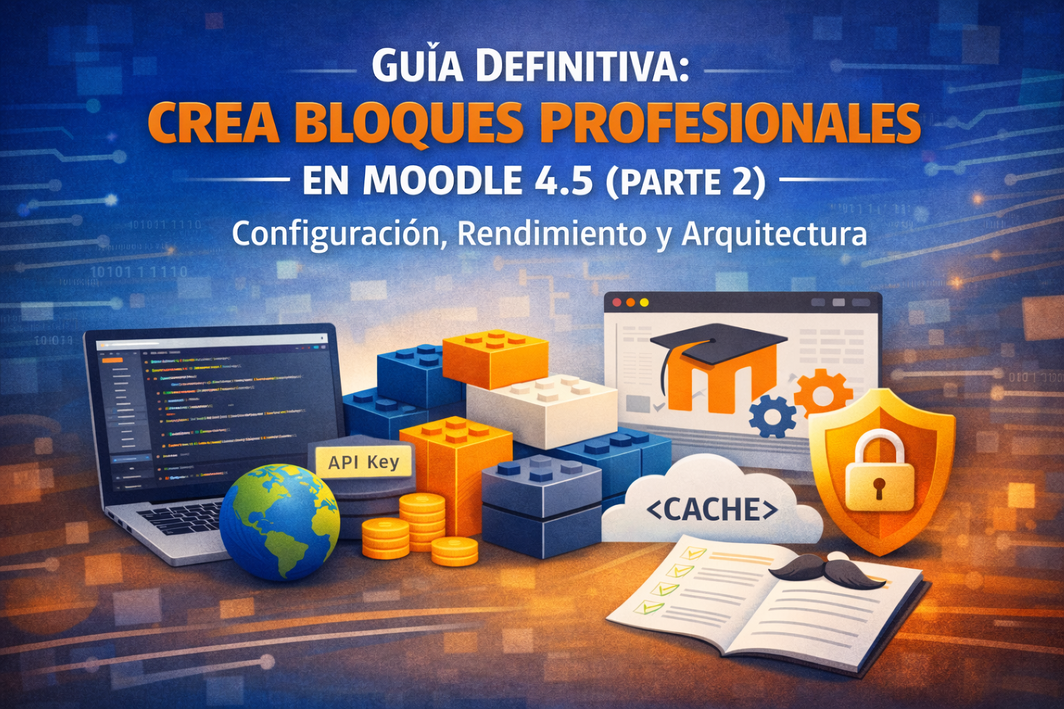 Guía Definitiva: Crear bloques Moodle 4.5 a nivel profesional (Parte 2)