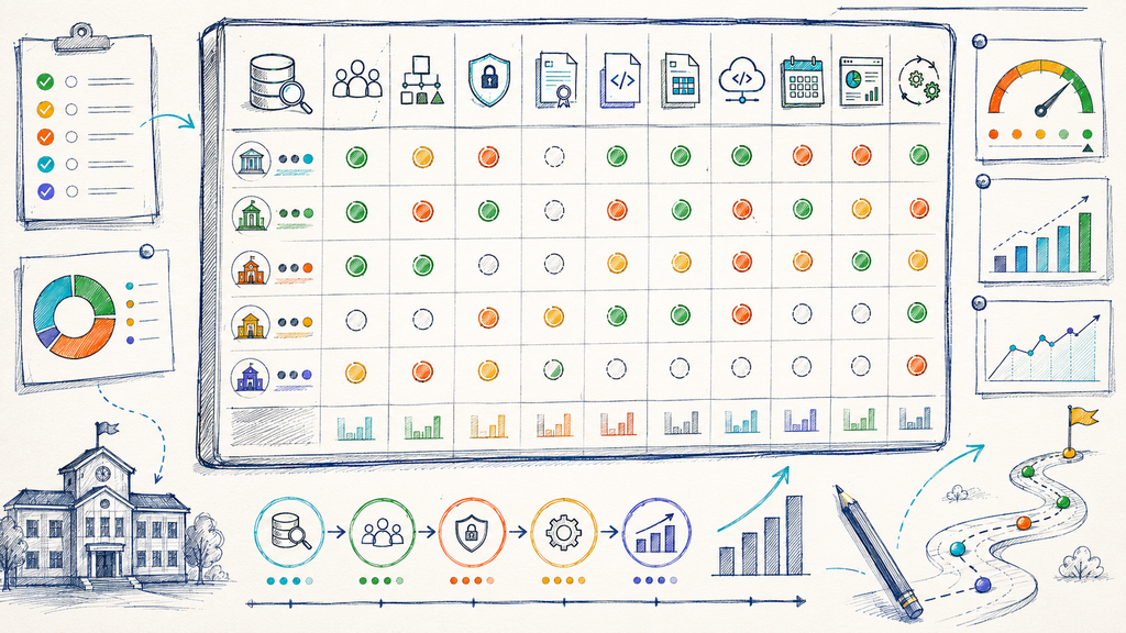 Checklist visual de madurez Open Data para instituciones educativas