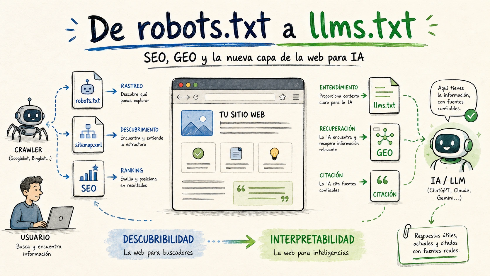 De robots.txt a llms.txt: la web también empieza a escribirse para las IA