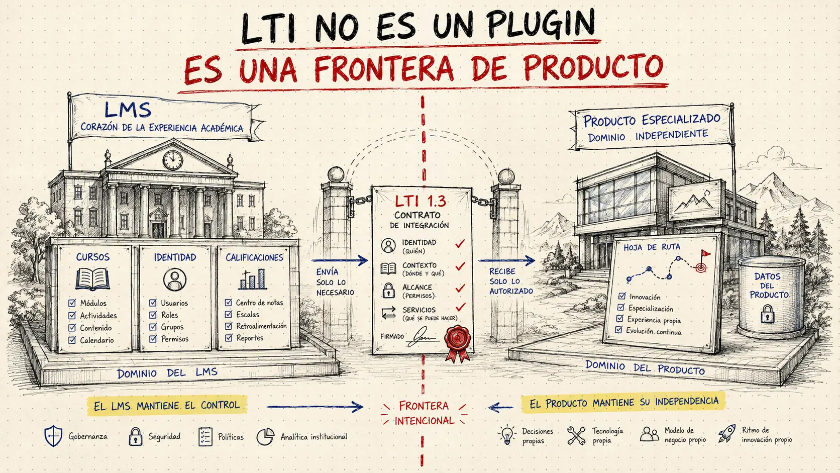 LTI no es un plugin: es una frontera de producto