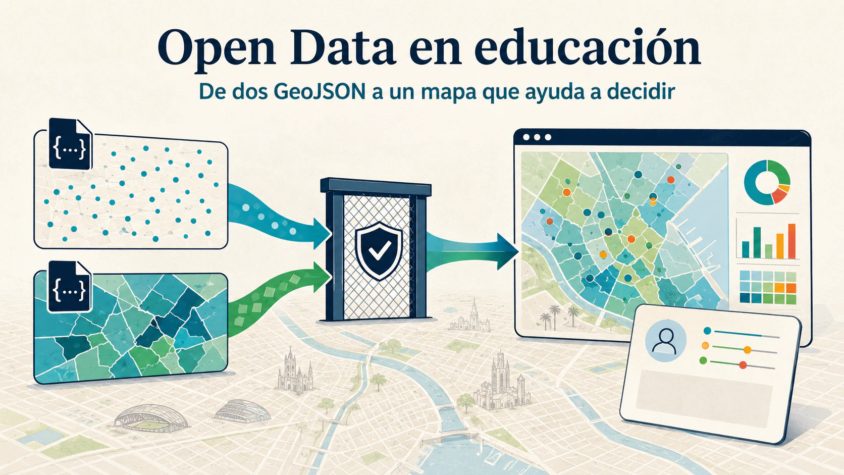 Open Data en educación: de dos GeoJSON a un mapa que ayuda a decidir
